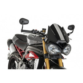 PUIG CUPOLINO NAKED N.G. SPORT TRIUMPH STREET TRIPLE R/RS 17-19 NERO