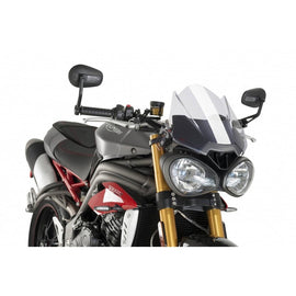 PUIG CUPOLINO NAKED N.G. SPORT TRIUMPH STREET TRIPLE R/RS 17-19 TRASPARENTE