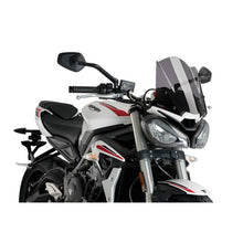 Carica l'immagine nel visualizzatore di Gallery, PUIG CUPOLINO NAKED N.G. SPORT TRIUMPH STREET TRIPLE R/RS 20-22 FUME SCURO