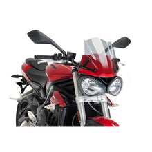 Carica l'immagine nel visualizzatore di Gallery, PUIG CUPOLINO NAKED N.G. SPORT TRIUMPH STREET TRIPLE S 18-19 FUME CHIARO