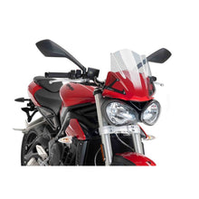 Carica l'immagine nel visualizzatore di Gallery, PUIG CUPOLINO NAKED N.G. SPORT TRIUMPH STREET TRIPLE S 18-19 TRASPARENTE
