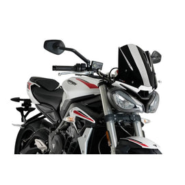 PUIG CUPOLINO NAKED N.G. SPORT TRIUMPH STREET TRIPLE S 20-21 NERO