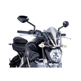 PUIG CUPOLINO NAKED N.G. SPORT YAMAHA MT-07 14-17 FUME CHIARO