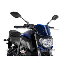 Carica l'immagine nel visualizzatore di Gallery, PUIG CUPOLINO NAKED N.G. SPORT YAMAHA MT-07 18-20 BLU