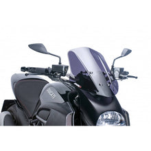 Carica l'immagine nel visualizzatore di Gallery, PUIG CUPOLINO NAKED N.G. TOURING DUCATI DIAVEL 11-13 FUME SCURO