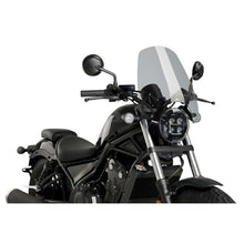 Carica l'immagine nel visualizzatore di Gallery, PUIG CUPOLINO NAKED N.G. TOURING HONDA CMX500 REBEL 17-19 FUME CHIARO