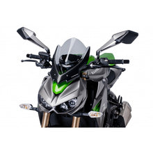 Carica l'immagine nel visualizzatore di Gallery, PUIG CUPOLINO NAKED N.G. TOURING KAWASAKI Z1000 R EDITION 17-20 FUME CHIARO