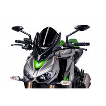 Carica l'immagine nel visualizzatore di Gallery, PUIG CUPOLINO NAKED N.G. TOURING KAWASAKI Z1000 R PERFORMANCE 17-20 NERO