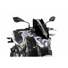 Carica l'immagine nel visualizzatore di Gallery, PUIG CUPOLINO NAKED N.G. TOURING KAWASAKI Z650 17-19 NERO