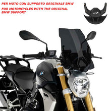Carica l'immagine nel visualizzatore di Gallery, PUIG CUPOLINO NAKED N.G. TOURING-OEM SUPP. PER BMW R1250 R 21-22 FUME SCURO