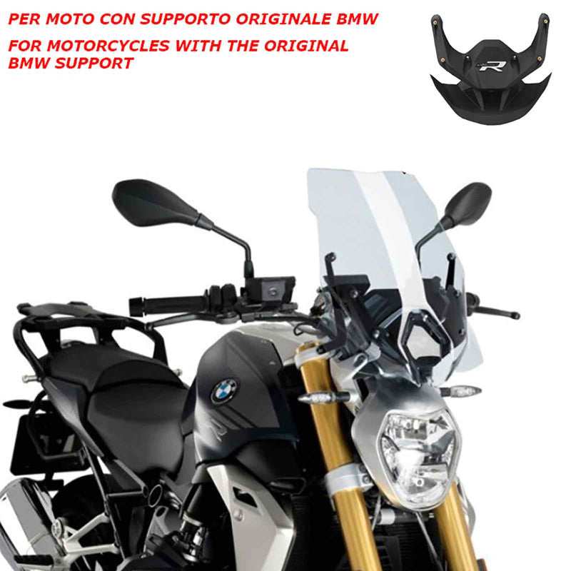 PUIG CUPOLINO NAKED N.G. TOURING-OEM SUPP. PER BMW R1250 R 21-22 TRASPARENTE