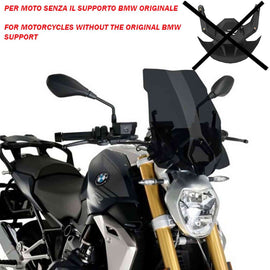 PUIG CUPOLINO NAKED N.G. TOURING PER BMW R1250 R 21-22 FUME SCURO