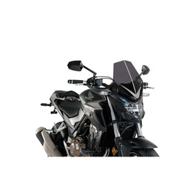 PUIG CUPOLINO NAKED N.G. TOURING PER HONDA CB500F 17-18 FUME SCURO