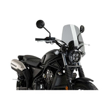 Carica l'immagine nel visualizzatore di Gallery, PUIG CUPOLINO NAKED N.G. TOURING PER HONDA CL 500 23-25 FUME CHIARO