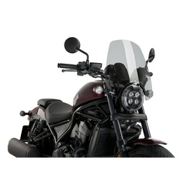 PUIG CUPOLINO NAKED N.G. TOURING PER HONDA CMX1100 DCT REBEL 21-24 FUME CHIARO