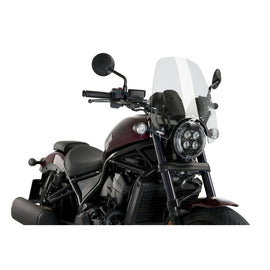 PUIG CUPOLINO NAKED N.G. TOURING PER HONDA CMX1100 DCT REBEL 21-24 TRASPARENTE