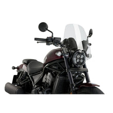 Carica l'immagine nel visualizzatore di Gallery, PUIG CUPOLINO NAKED N.G. TOURING PER HONDA CMX1100 REBEL 21-24 TRASPARENTE