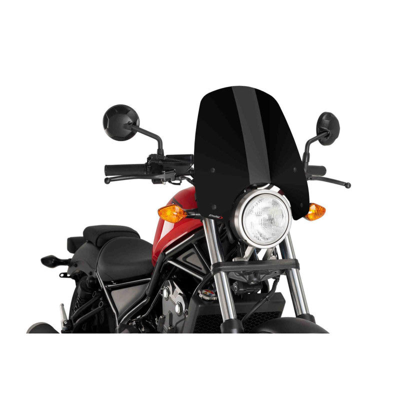 PUIG CUPOLINO NAKED N.G. TOURING PER HONDA CMX500 REBEL 2025 NERO