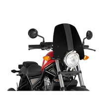 Carica l'immagine nel visualizzatore di Gallery, PUIG CUPOLINO NAKED N.G. TOURING PER HONDA CMX500 SE REBEL 20-24 NERO
