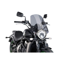 Carica l'immagine nel visualizzatore di Gallery, PUIG CUPOLINO NAKED N.G. TOURING PER KAWASAKI VULCAN S 15-16 FUME CHIARO