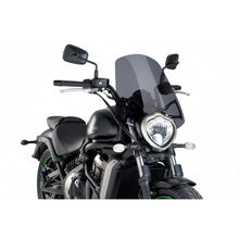 Carica l'immagine nel visualizzatore di Gallery, PUIG CUPOLINO NAKED N.G. TOURING PER KAWASAKI VULCAN S 21-25 FUME SCURO