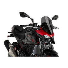 Carica l'immagine nel visualizzatore di Gallery, PUIG CUPOLINO NAKED N.G. TOURING PER KAWASAKI Z500 24-25 FUME SCURO