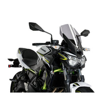 Carica l'immagine nel visualizzatore di Gallery, PUIG CUPOLINO NAKED N.G. TOURING PER KAWASAKI Z650 20-24 FUME CHIARO