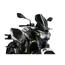 Carica l'immagine nel visualizzatore di Gallery, PUIG CUPOLINO NAKED N.G. TOURING PER KAWASAKI Z650 2025 NERO