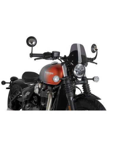 PUIG CUPOLINO NAKED N.G. TOURING PER TRIUMPH BONNEVILLE BOBBER 21-25 FUME SCURO