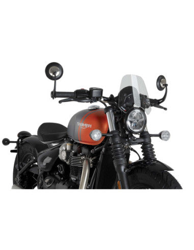 PUIG CUPOLINO NAKED N.G. TOURING PER TRIUMPH BONNEVILLE BOBBER 21-25 TRASPARENTE