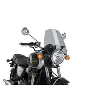 Carica l'immagine nel visualizzatore di Gallery, PUIG CUPOLINO NAKED N.G. TOURING PER TRIUMPH BONNEVILLE T120 BLACK 21-25 FUME CHIARO