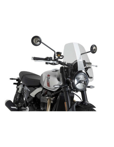 PUIG CUPOLINO NAKED N.G. TOURING PER TRIUMPH SPEED TWIN 1200 RS 2025 TRASPARENTE