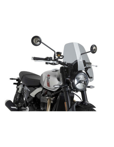 PUIG CUPOLINO NAKED N.G. TOURING PER TRIUMPH SPEED TWIN 900 2025 FUME CHIARO