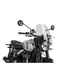 PUIG CUPOLINO NAKED N.G. TOURING PER TRIUMPH SPEED TWIN 900 2025 TRASPARENTE