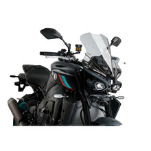 Carica l'immagine nel visualizzatore di Gallery, PUIG CUPOLINO NAKED N.G. TOURING PER YAMAHA MT-10 SP 22-25 FUME CHIARO