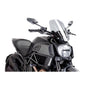 PUIG CUPOLINO NAKED N.G. TOURING REGOLABILE DUCATI DIAVEL 14-16 FUME CHIARO