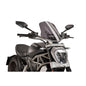 PUIG CUPOLINO NAKED N.G. TOURING REGOLABILE PER DUCATI X DIAVEL 18-23 FUME CHIARO