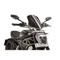 PUIG CUPOLINO NAKED N.G. TOURING REGOLABILE PER DUCATI X DIAVEL 18-23 NERO