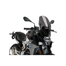 Carica l'immagine nel visualizzatore di Gallery, PUIG CUPOLINO NAKED N.G. TOURING-SUPP.OEM PER BMW F900 R 20-24 FUME SCURO