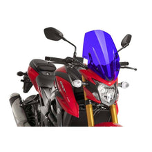 Carica l'immagine nel visualizzatore di Gallery, PUIG CUPOLINO NAKED N.G. TOURING SUZUKI GSX-S750 17-21 BLU
