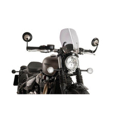 Carica l'immagine nel visualizzatore di Gallery, PUIG CUPOLINO NAKED N.G. TOURING TRIUMPH BONNEVILLE BOBBER 17-20 FUME CHIARO