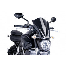 Carica l'immagine nel visualizzatore di Gallery, PUIG CUPOLINO NAKED N.G. TOURING YAMAHA MT-07 14-17 NERO