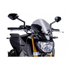 Carica l'immagine nel visualizzatore di Gallery, PUIG CUPOLINO NAKED N.G. TOURING YAMAHA MT-09 13-16 FUME CHIARO