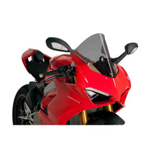 Carica l'immagine nel visualizzatore di Gallery, PUIG CUPOLINO R-RACER DUCATI PANIGALE V4 S 18-19 FUME SCURO