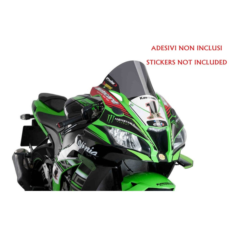 PUIG CUPOLINO R-RACER PER KAWASAKI ZX-10RR 17-18 FUME SCURO