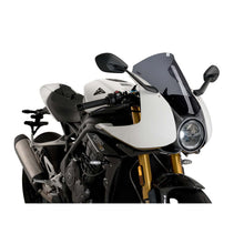 Carica l'immagine nel visualizzatore di Gallery, PUIG CUPOLINO R-RACER PER TRIUMPH SPEED TRIPLE 1200 RR 22-25 FUME SCURO