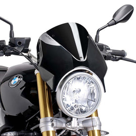 PUIG CUPOLINO RETRO BMW R NINE T PURE 17-20 NERO-NERO