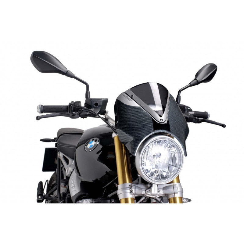 PUIG CUPOLINO RETRO PER BMW R NINE T 21-24 FUME SCURO-CARBON