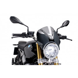 PUIG CUPOLINO RETRO PER BMW R NINE T PURE 21-24 FUME CHIARO-CARBON