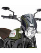 PUIG CUPOLINO RETRO PER DUCATI SCRAMBLER DESERT SLED 23-25 FUME CHIARO-CARBON